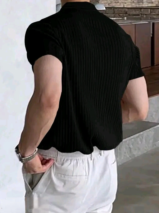 Black polo tshirt