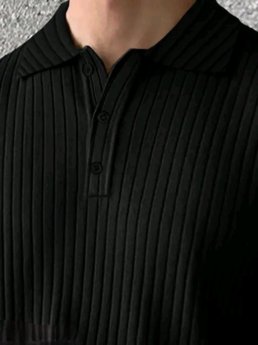 Black polo tshirt