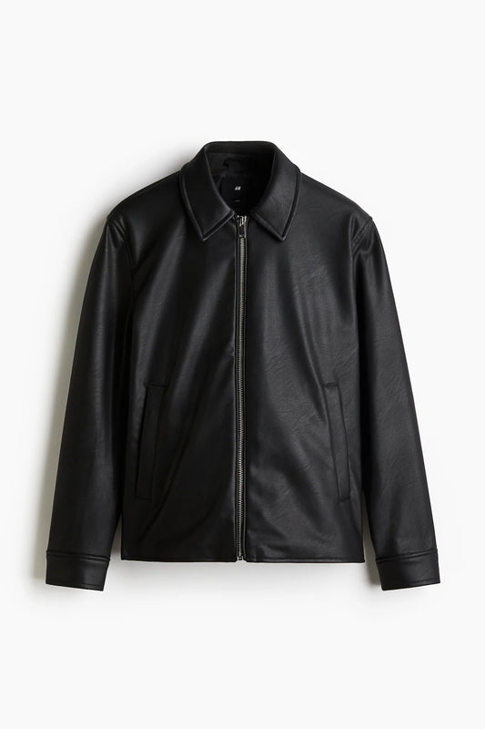 Rylin premium black Leather Jacket