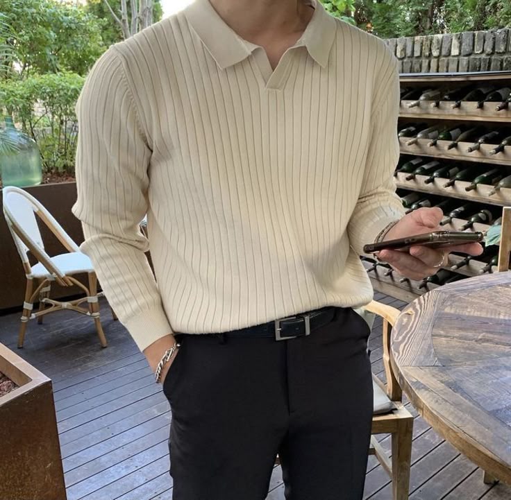 Y-SEN Signature Polo Full Sleeve