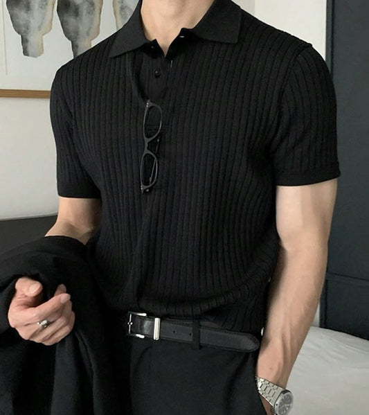 Black polo tshirt