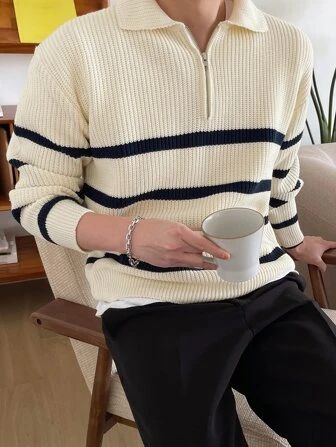 Oversized knitted sweatshirt