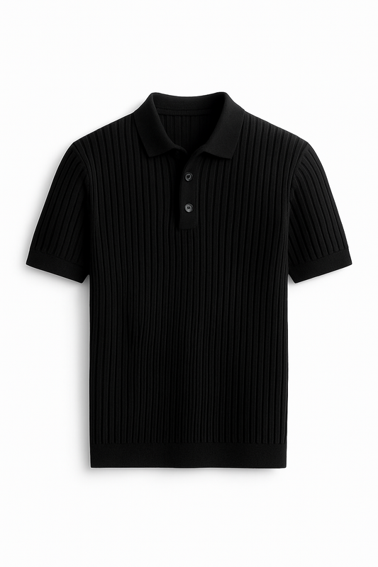 Black polo tshirt